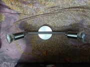 LUMARE Lampa PODWÓJNA STAL NIERDZEWNA GU10
