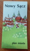 Nowy Sącz  Plan Miasta 1976 r