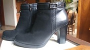 Quazi roz. 38 (wkładka 25,5 cm) skórzane botki