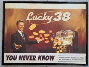 Plakat w ramce 30x40 serial Fallout Lucky 38 – Poczuj Klimat New Vegas