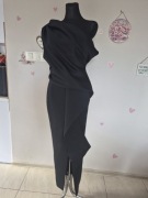 Czarna piankowa suknia rozm. Xs 34 