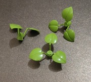 Klocek liść łodyga jasnozielony - 20 szt.