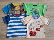 4 x Bluzka koszulka  t-shirt  George rozm. 80l92 - 12/24 m-cy