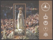 Blok 301** 100-lecie objawień Matki Bożej w Fatimie - wydanie luksemburskie