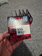 Tusz HP 655 CYAN Nowy