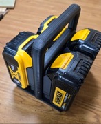 Solidny koszyk na baterie Dewalt 20V Walizka na 4 szt baterii