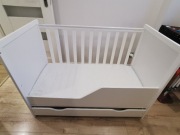Łóżeczko niemowlęce Lettino Lilia 120x60 + Materac Hevea BabyMax 