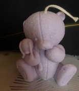 Świeczka miś diy