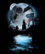 Koszulka T-shirt Star Wars, Gwiezdne wojny - Death Star | Czarna L Bawełna