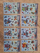Zestaw naklejek Lilo&Stitch - 8 plansz 