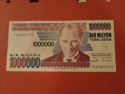 TURCJA 1000000 LIRÓW. STAN UNC 