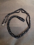 Stare szklane korale Naszyjnik 130 cm