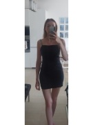 Sukienka Zara czarna mini XS nowa z metkami 