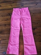 Spodnie eleganckie różowe Zara 36