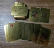 Talia kart - czarne - nowe - nie nużywane - złote