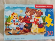 Puzzla-układanka - Złotowłosa i trzy misie