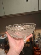 Kryształowa miska na nóżkach /18cm/