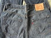 męskie dżinsy Levi's 501 slim (rurki Levis, denim, jeansy) 32x30