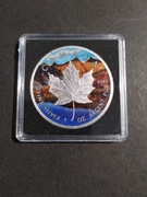 2017 Kanadyjski liść klonowy 1 Oz Ag Four Season Autum