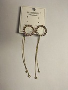 Kolczyki żmijka kulki 