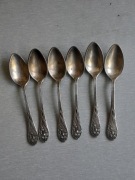 Secesja irys fraget kawa 6 szt lyzeczki plater