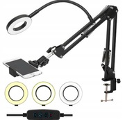 LAMPA LED DO ZDJĘĆ STATYW RING UCHWYT NA TELEFON POZLIV