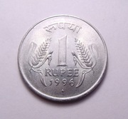 Indie 1 rupia 1996 Bombaj PIĘKNA!
