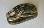 skarabeusz amulet ochronny egipski z hieroglifami steatyt zielony talk