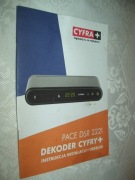 DEKODER CYFRY + - PACE DSR 2221 - INSTRUKCJA INSTALACJI I OBSŁUGI