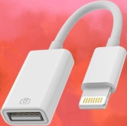 ORYGINALNY Apple iPhone Lightning USB kamera adapter kabel przejściówka 