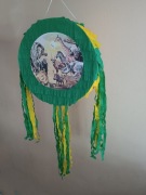 Zestaw piniata  zwierzęta +kij+imię