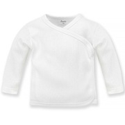 Kaftanik Niemowlęcy Rozpinany Biały Pinokio r56