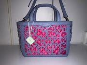 TOUS. Torebka Kaos Shock en azul claro S ażurowa jasno niebieska  895890063