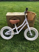 Rowerek biegowy Banwood FIRST Go różowy z koszyczkiem 3-5 lat