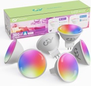 6x Inteligentna Żarówka LED Smart WiFi MR16 GU5.3 RGB+CCT Alexa Google