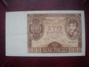 POLSKA BANKNOT 100 zł 1934 r. seria CZ