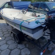 Sprzedam łódź wędkarsko-turystyczną z silnikiem SUZUKI
