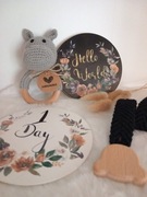 Box prezentowy Łańcuszek do smoczka i grzechotka 