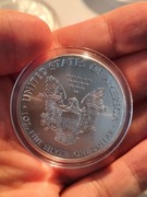 Amerykański Orzeł 1 uncja Srebra 2017