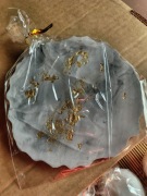 Podstawka szara gips handmade