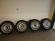 Komplet używanych felg i opon zimowych 205/55R16
