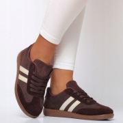 Sneakersy damskie brązowe buty sportowe adidasy lekkie 37 ładne kobiece