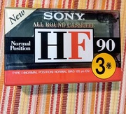 SONY HF 90 min. 3-pack  Japońskie wydanie.