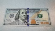 100 USD dolar amerykański UNC RADAR 09977990