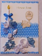 Kartka, Pamiątka Komunia Święta