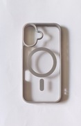 Etui/case przezroczyste z magsafe szare iPhone 16 