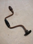 Korba stolarska, wiertarka ręczna, Retro, PRL, Vintage