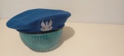 Beret wojskowy koloru niebieskiego rozmiar 58