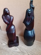 Figurki z drzewa - 2 kobiety