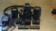 Sony Alpha SLT A55V - (TYLKO 9948 zdj!) + 3 Obiektywy + Zestaw akcesoriów